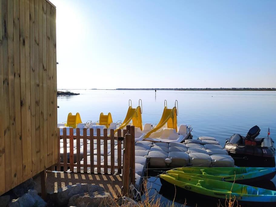 Joli Appartement Avec Grande Et Belle Terrasse, Au Pied De La Plage Du Grazel! 格吕桑 外观 照片